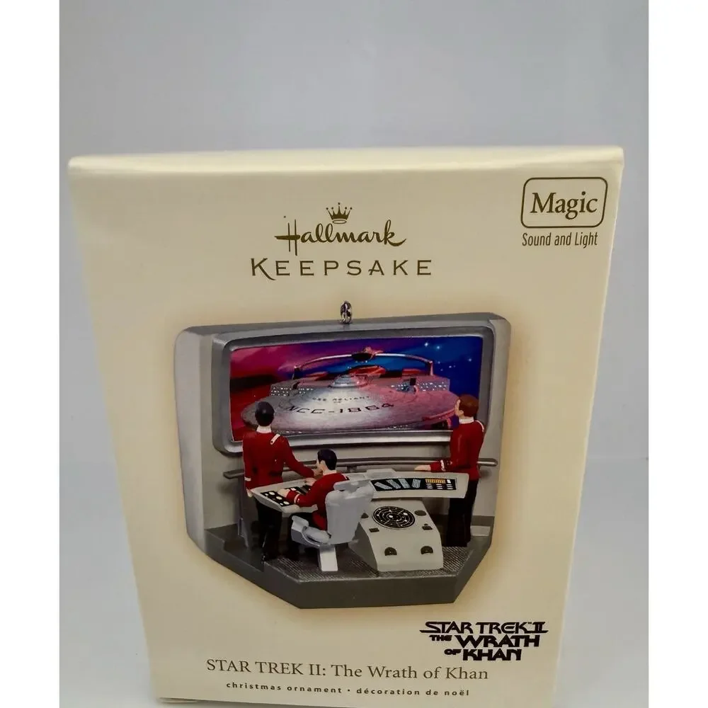 Hallmark Keepsake Star Trek II The Wrath of Khan 2007 Christmas Ornament New